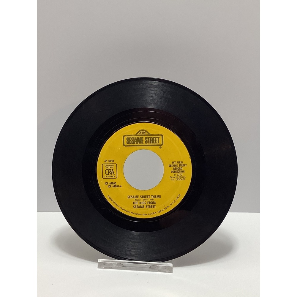 Ernie Sesame Street Theme Rubber Duckie 7" Single Record 1970 45 RPM JCP 69900
